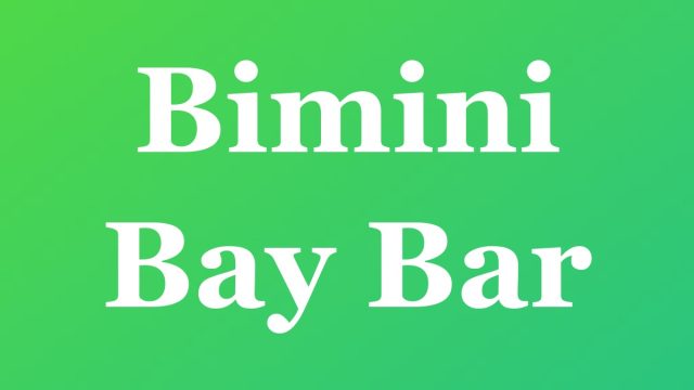 Bimini Bay Bar — Fort Lauderdale