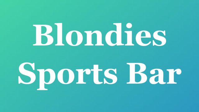 Blondies Sports Bar — Fort Lauderdale