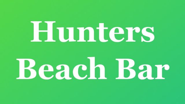 Hunters Beach Bar — Fort Lauderdale