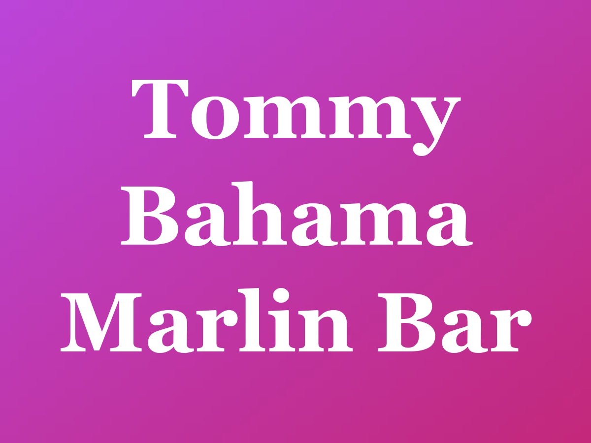 Tommy Bahama Marlin Bar